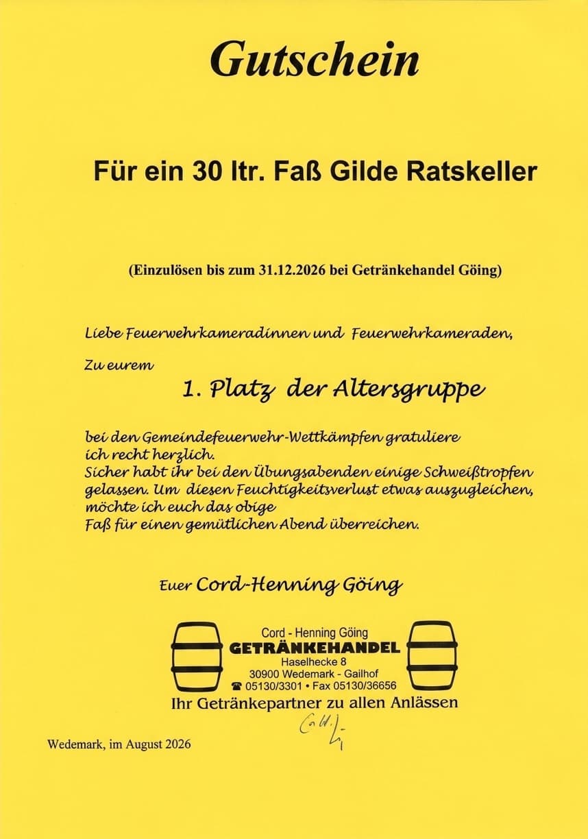 Wettkämpfe 2026